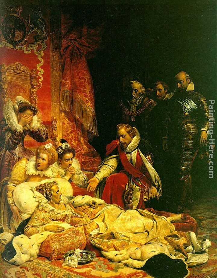 Paul Delaroche The Death of Elizabeth